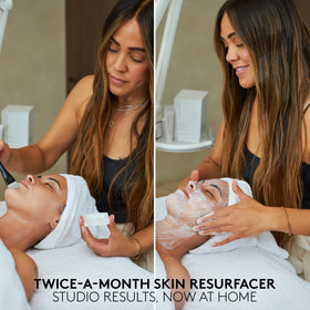 SHANI DARDEN mask being massaged into skin to draw out impurities and soothe