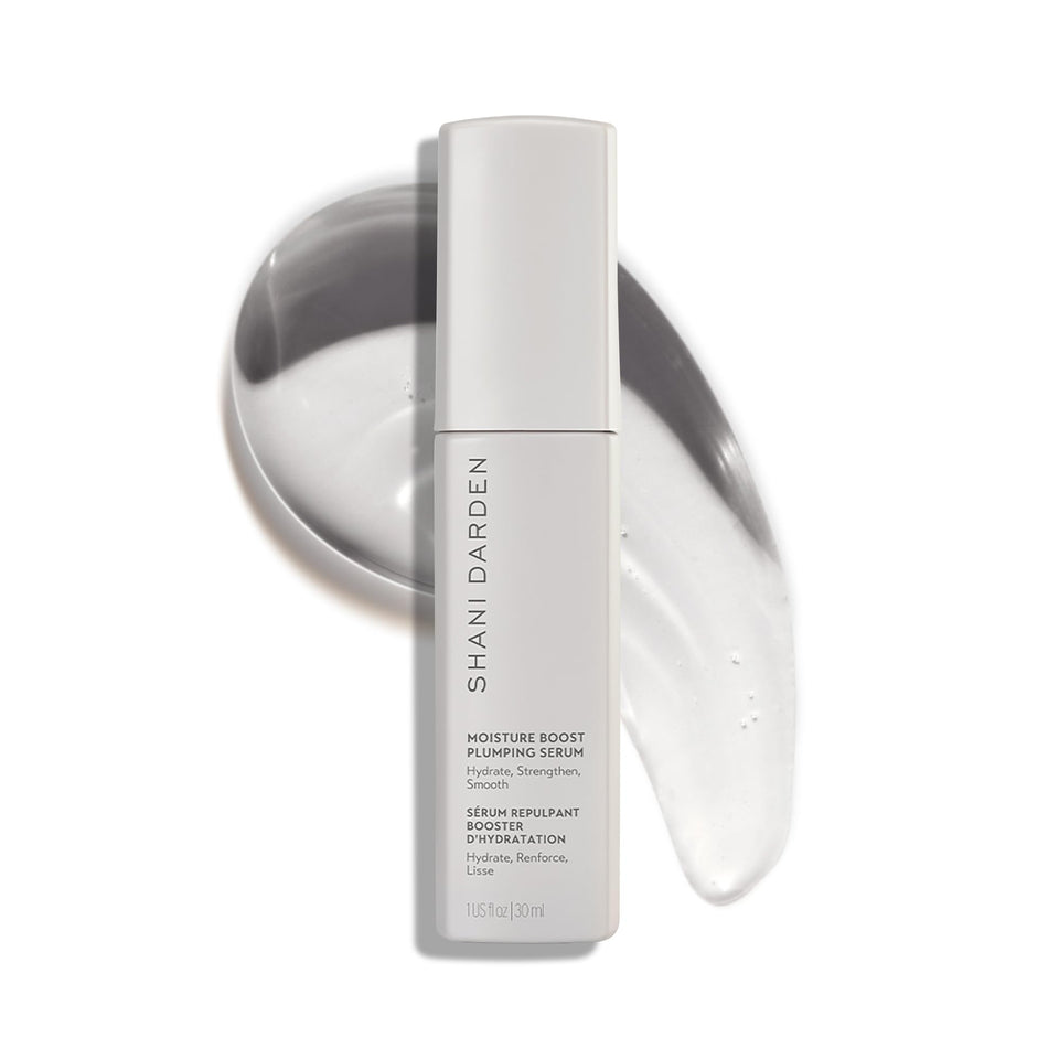 SHANI DARDEN front bottle view showing clean packaging and hydrating benefit