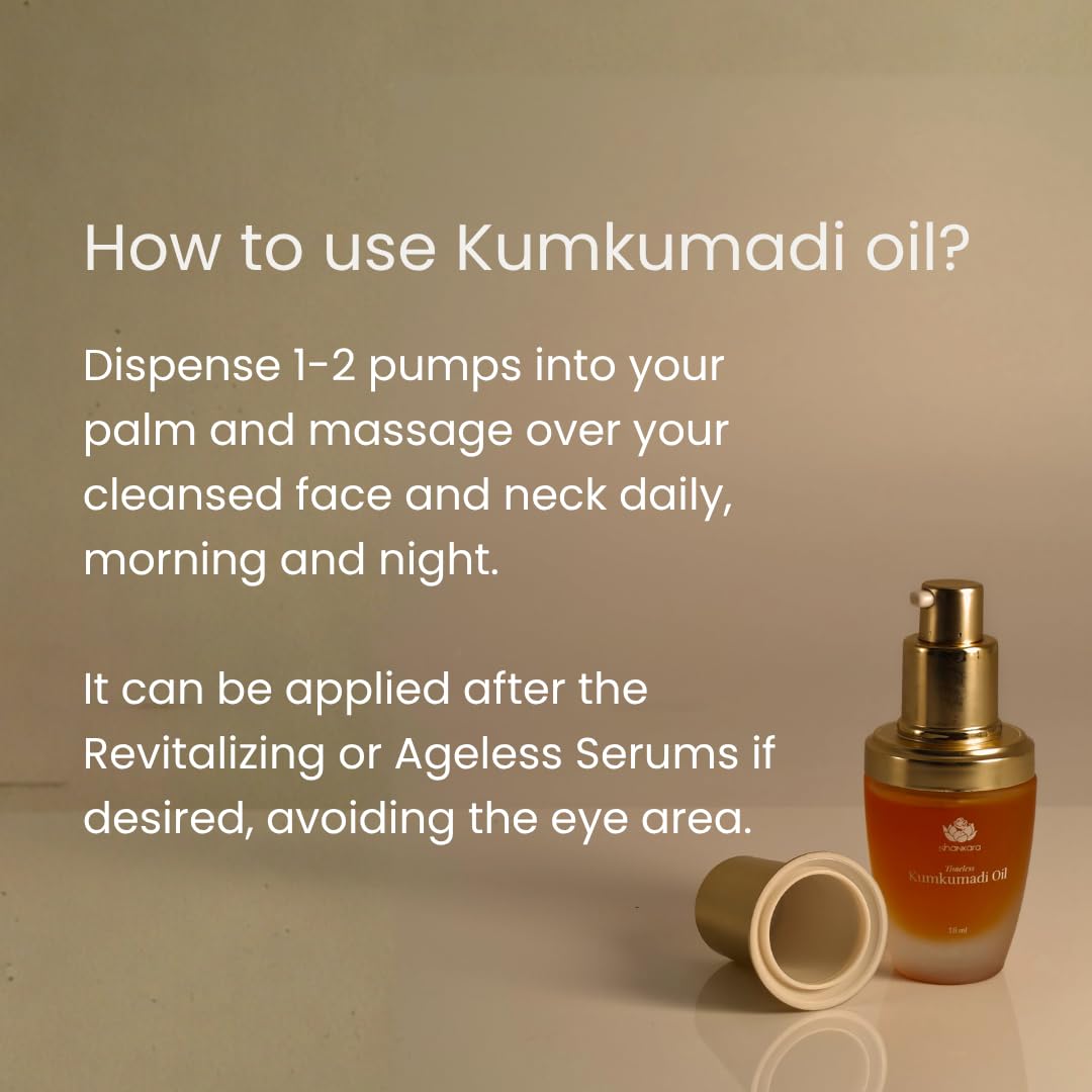 Shankara oil pouring into palm demonstrating easy controlled dosing