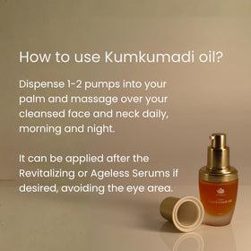 Shankara oil pouring into palm demonstrating easy controlled dosing