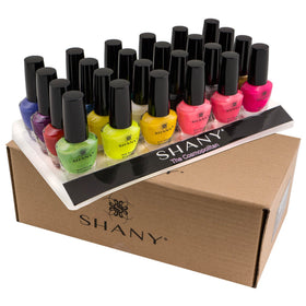 SHANY close-up glitter polish highlighting sparkle for eye-catching nails