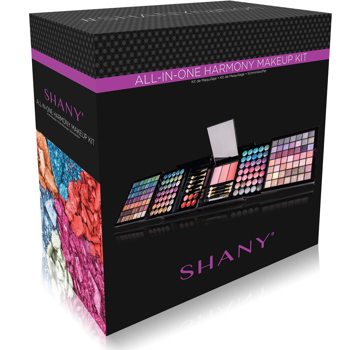 SHANY lip swatches on arm illustrating shade variety and true-to-color payoff