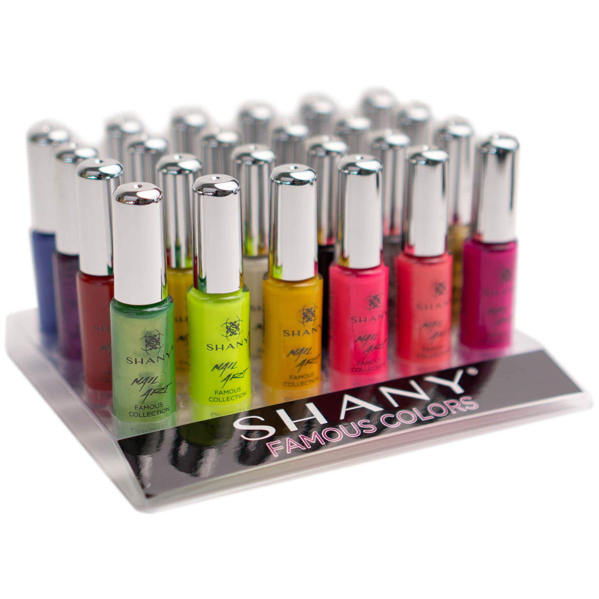 SHANY finished nail art created with set showing design versatility benefit
