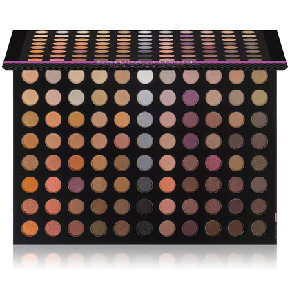SHANY front view of open palette showing 88 neutral pans for versatile looks