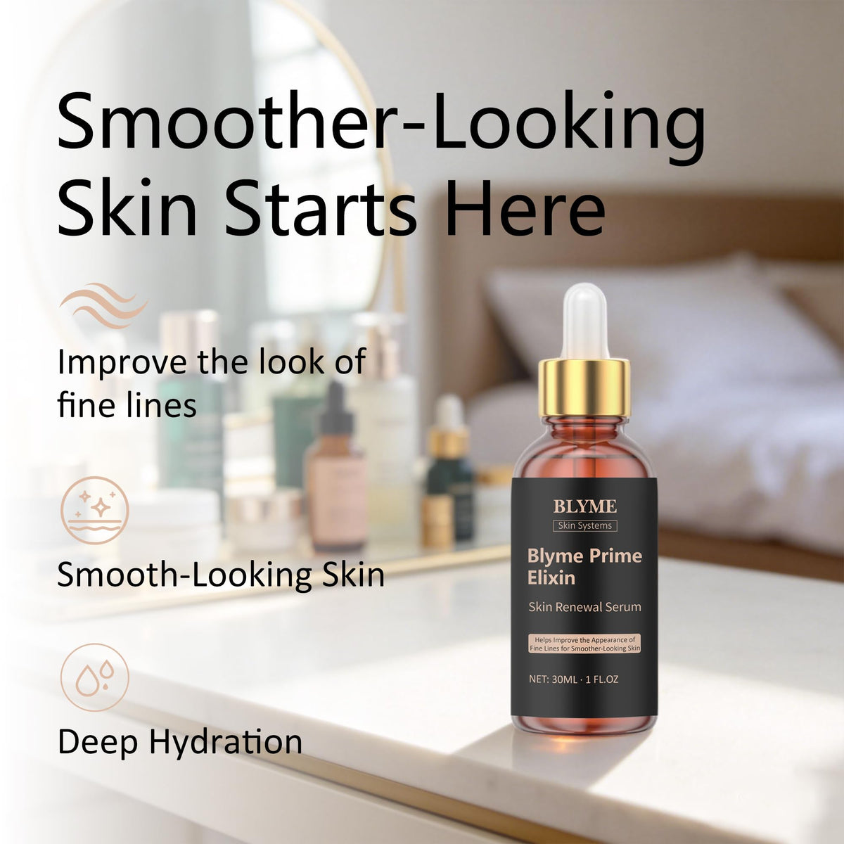 SHAPEGUARD Blyme Prime Elixir label showing active ingredients for clarity and trust