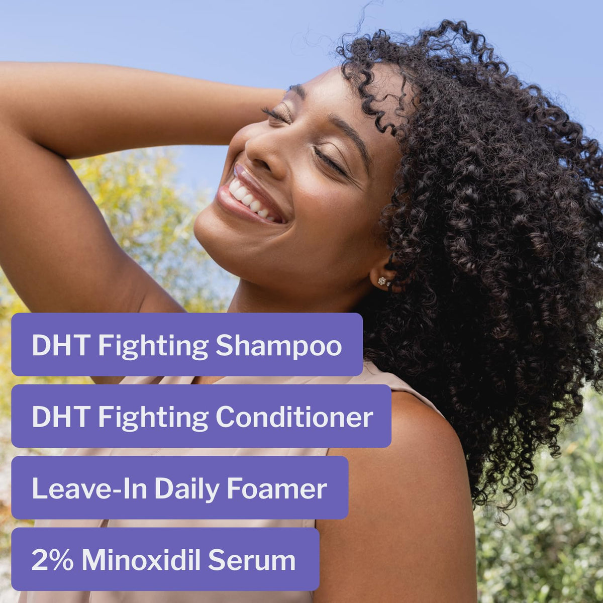 Shapiro MD 2% minoxidil bottle close up for targeted scalp application