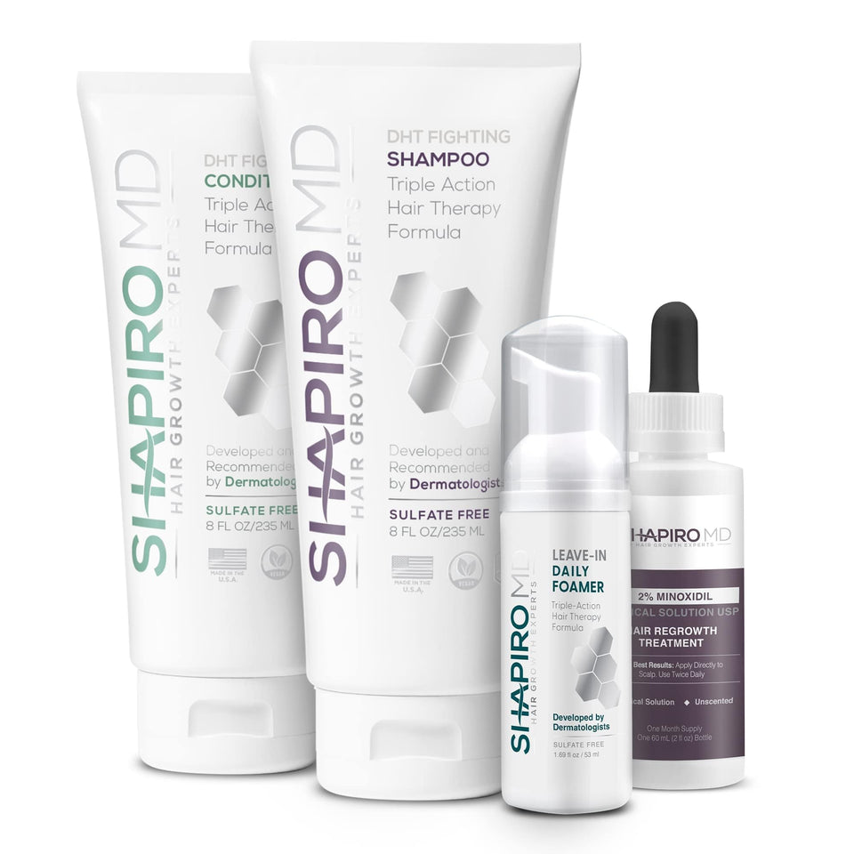 Shapiro MD kit front packaging showing complete one-month set and benefits