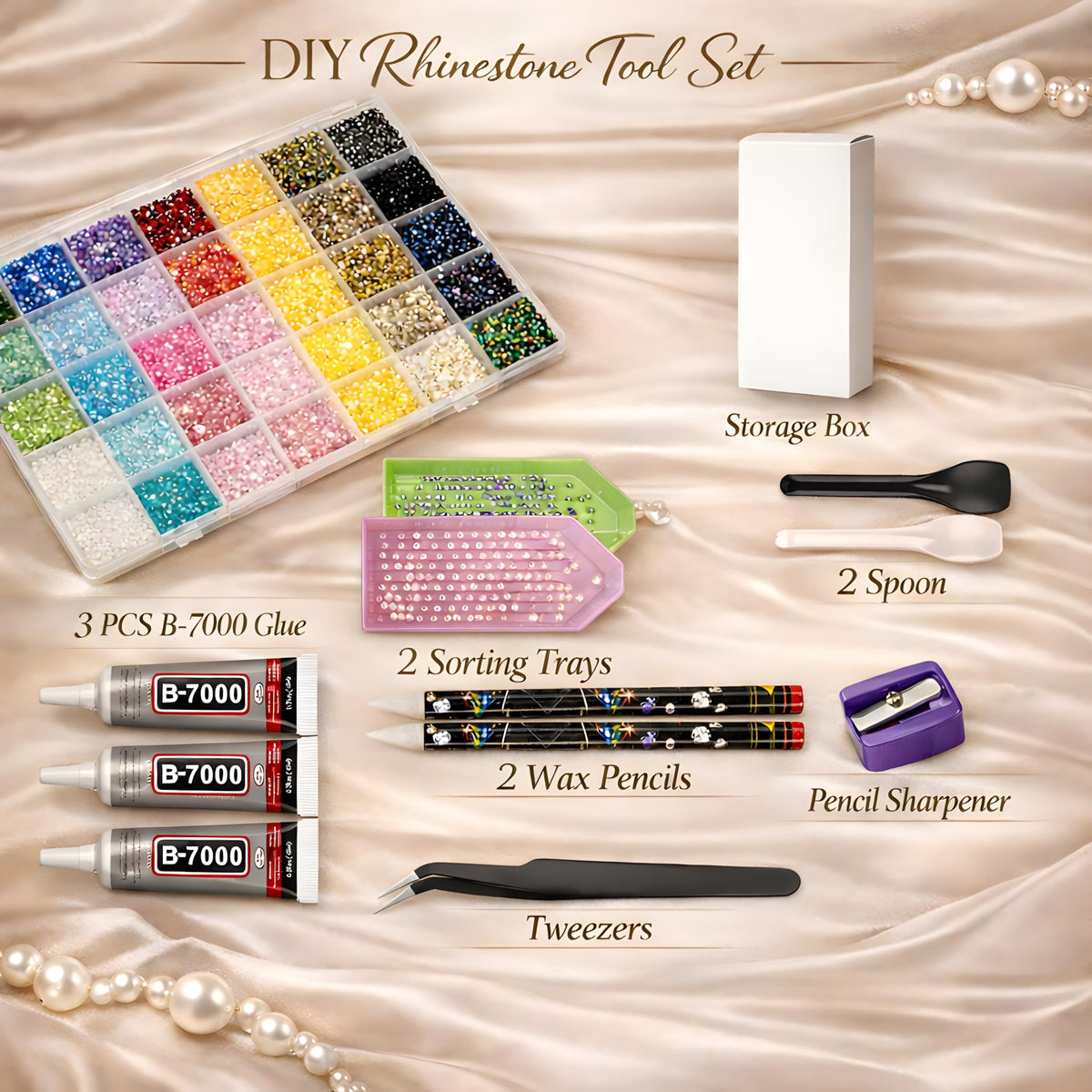 SHATANG 40 jelly colors spread in trays displaying vivid shades for varied designs