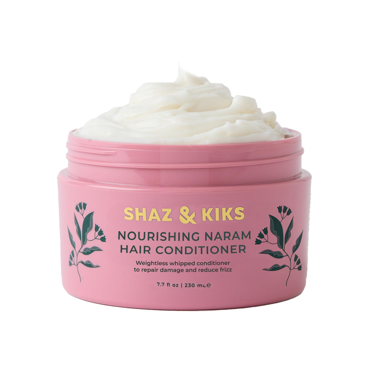 SHAZ & KIKS front packaging showing jar and label, conveys clean vegan benefits