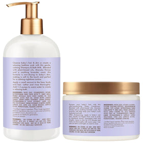 Shea Moisture shampoo pump close-up showing easy dispensing for quick bath routines