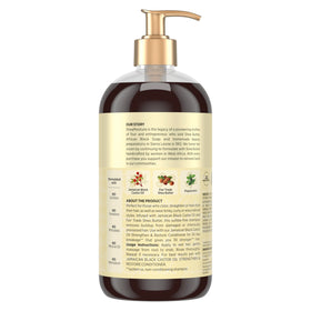 Shea Moisture ingredient list close-up highlighting natural actives