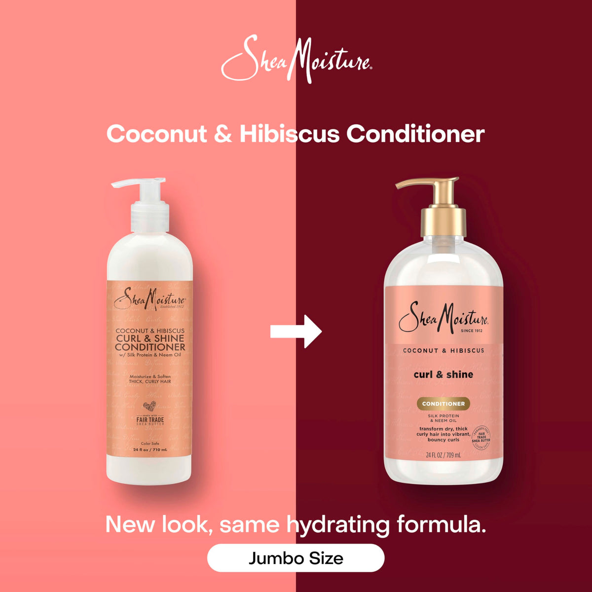 Shea Moisture conditioner creamy texture showing slip and hydration