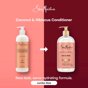 Shea Moisture conditioner creamy texture showing slip and hydration