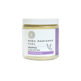 Shea Radiance whipped butter close-up texture demonstrating lightweight absorption benefit