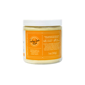 Close-up whipped texture of Shea Radiance butter showing airy, fast-absorbing benefit