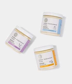 Applying Shea Radiance to elbow highlighting targeted repair and softening benefit