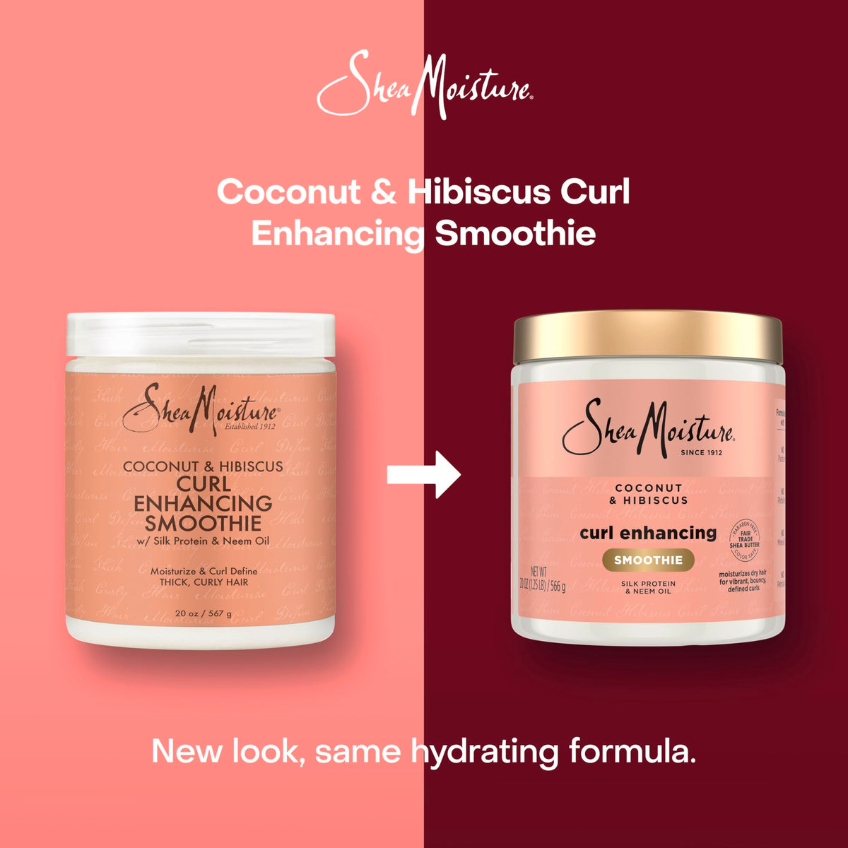 SheaMoisture being applied to damp curls for improved definition and manageability