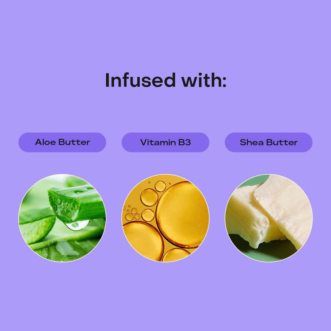 SheaMoisture hands applying cream to scalp to relieve dryness and flaking
