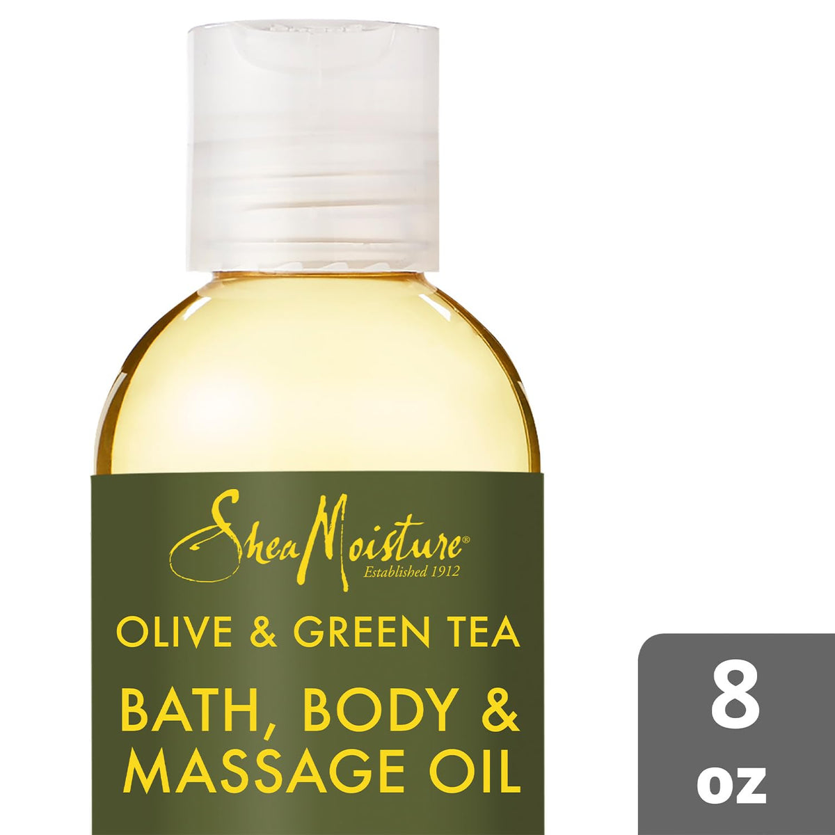 SheaMoisture bottle beside bath accessories illustrating spa-like ritual benefit