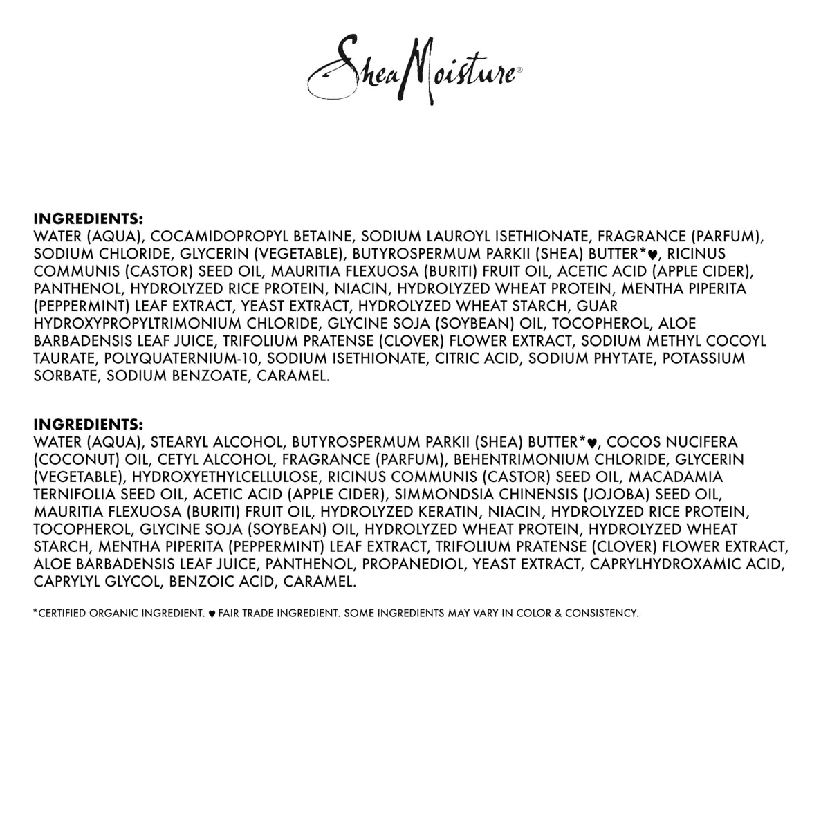SheaMoisture before-and-after curls showing improved resilience and reduced frizz