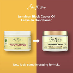 Shea Moisture before and after photo showing reduced frizz and smoother hair