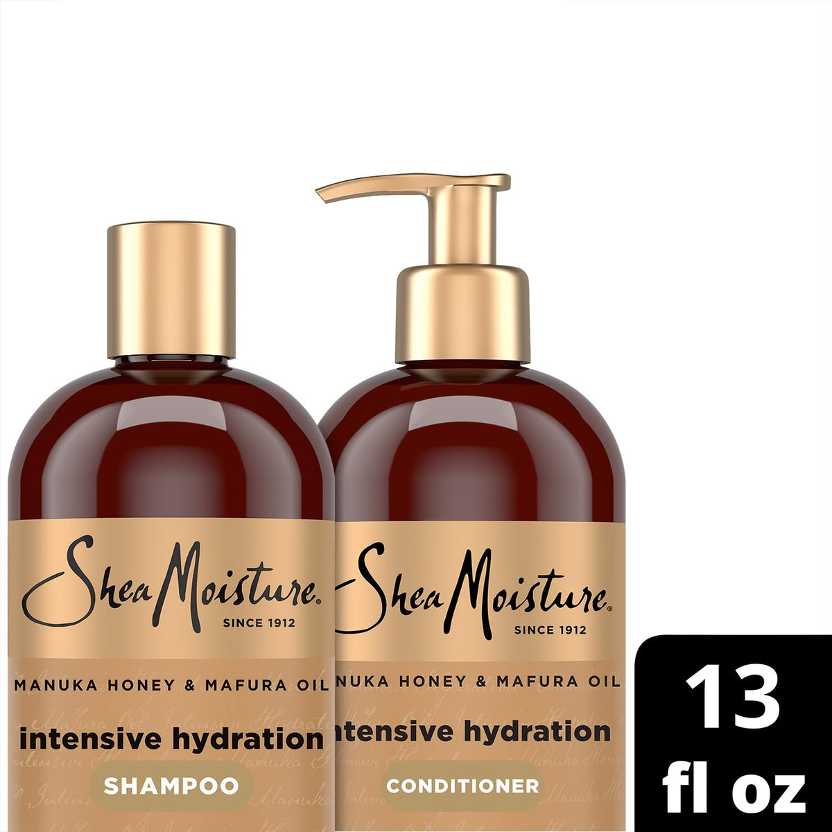 SheaMoisture before and after hair shot showing improved hydration and shine