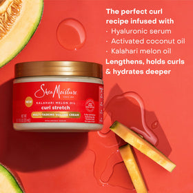 SheaMoisture before and after Type 4 curls showing reduced shrinkage