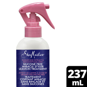 Shea Moisture bottle angle 8 oz with cap for easy dispensing