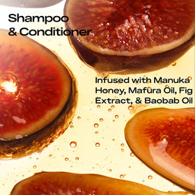 SheaMoisture product labels and ingredients list highlighting natural extracts