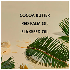 SheaMoisture label close-up highlighting natural ingredient callouts