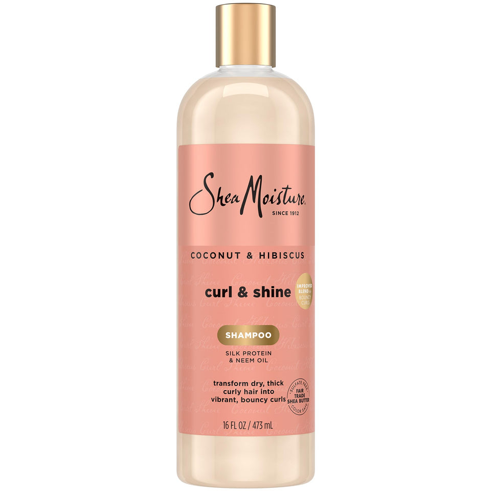 Shea Moisture front bottle view showing label and curl-focused benefits