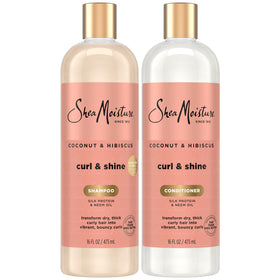 SheaMoisture front packaging showing updated coconut and hibiscus labels and scent