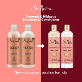 SheaMoisture duo styled in a bathroom lifestyle scene promoting daily use