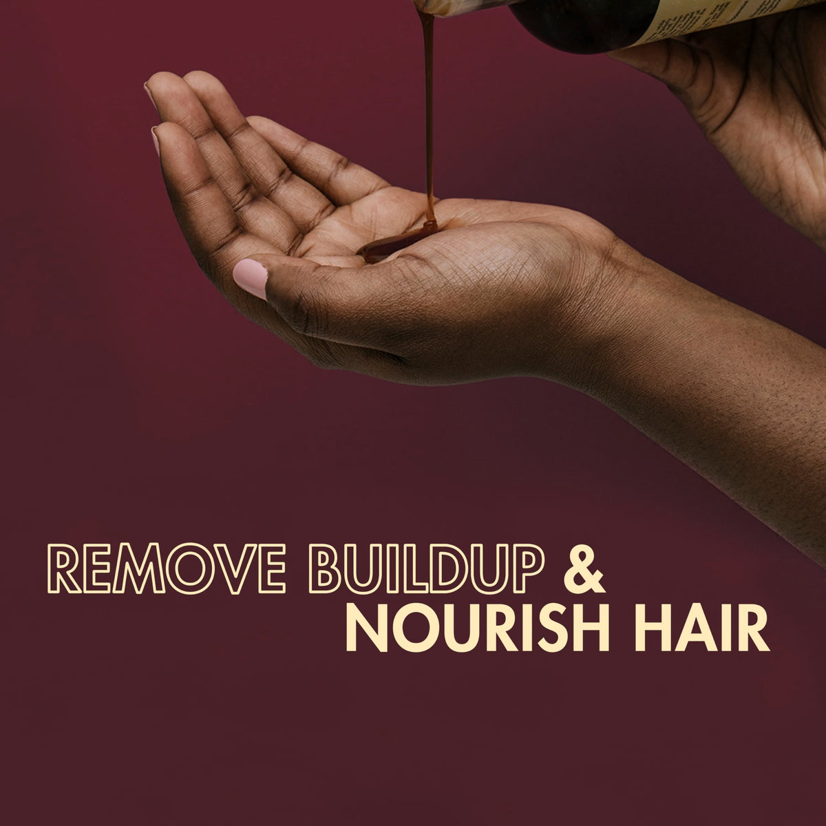 SheaMoisture conditioner cream being applied to hair, aids detangling and softness