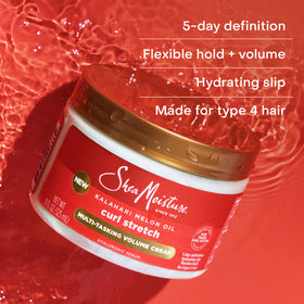 SheaMoisture applying cream on hand to show spreadability benefit