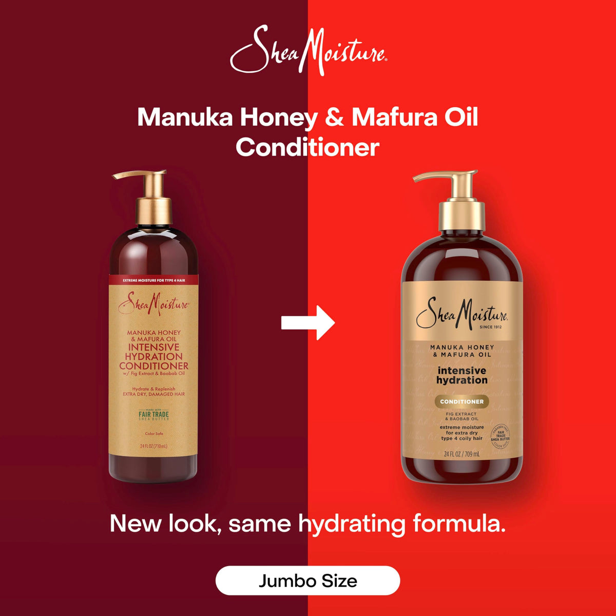 Shea Moisture creamy conditioner texture showing rich slip