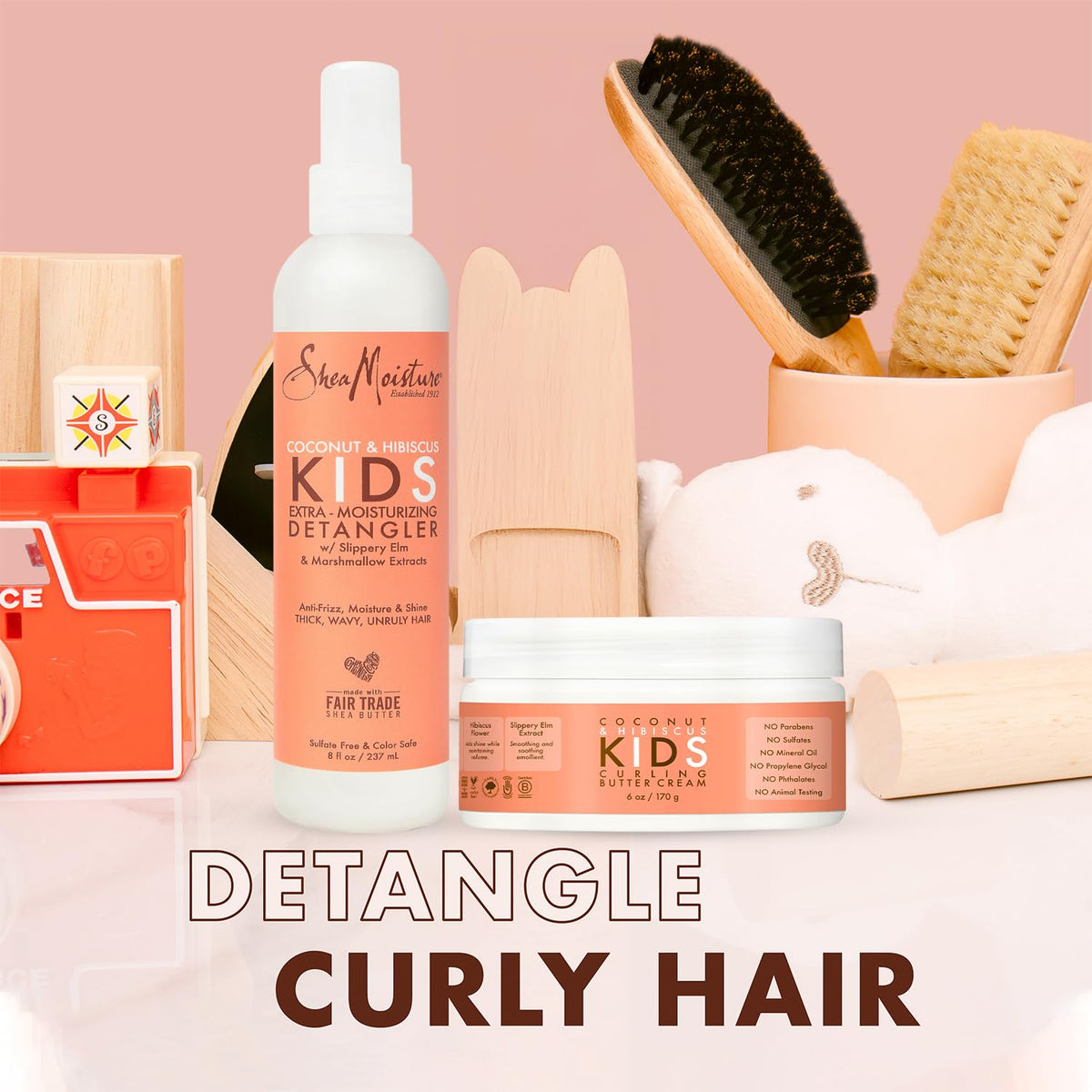 SheaMoisture curling butter cream texture on hand highlighting smooth, non-greasy finish