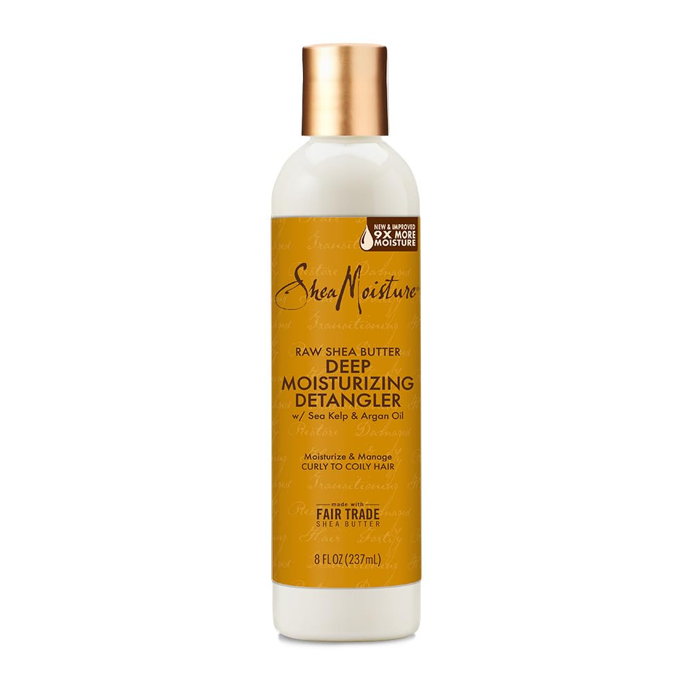 SheaMoisture front packaging 8 oz showing product benefits and label
