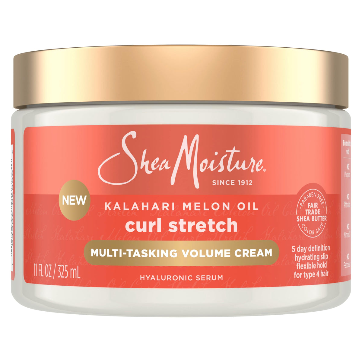 SheaMoisture front packaging showing product and benefits
