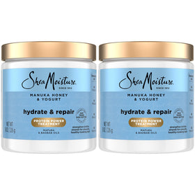 SheaMoisture front packaging showing Manuka Honey & Yogurt benefits