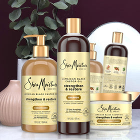SheaMoisture rich cream texture on hand showing moisturizing consistency
