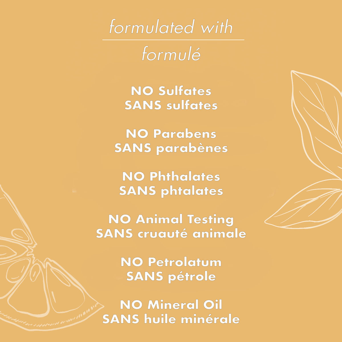 Shea Moisture label close-up stating paraben-free formula benefit