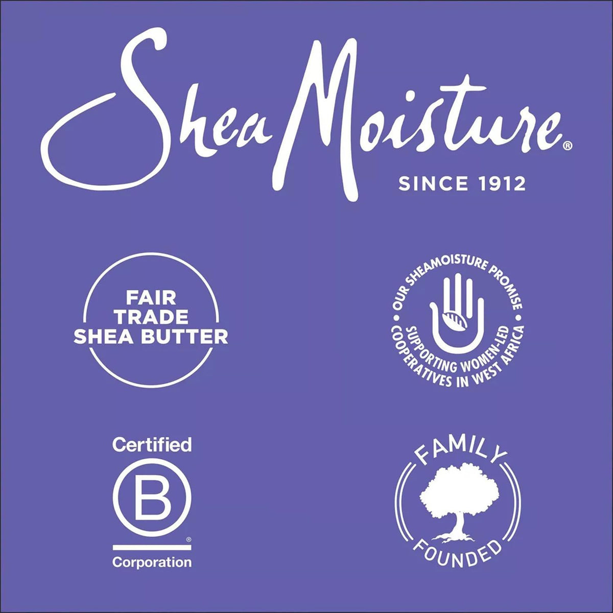 SheaMoisture lifestyle shot washing hair, depicts soothing relief during use