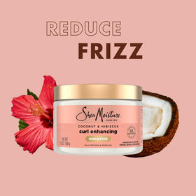 SheaMoisture Frizz Free Curl Mousse foam in hand adding volume with flexible hold