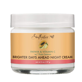 SheaMoisture front jar view showing clean label and brightening benefit