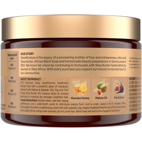 Shea Moisture open jar cream texture illustrating rich hydration