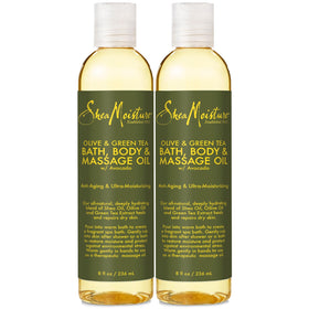 SheaMoisture front view of two-bottle pack showing packaging and size benefit