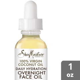 Shea Moisture pipette dispensing oil onto fingertip for precise application