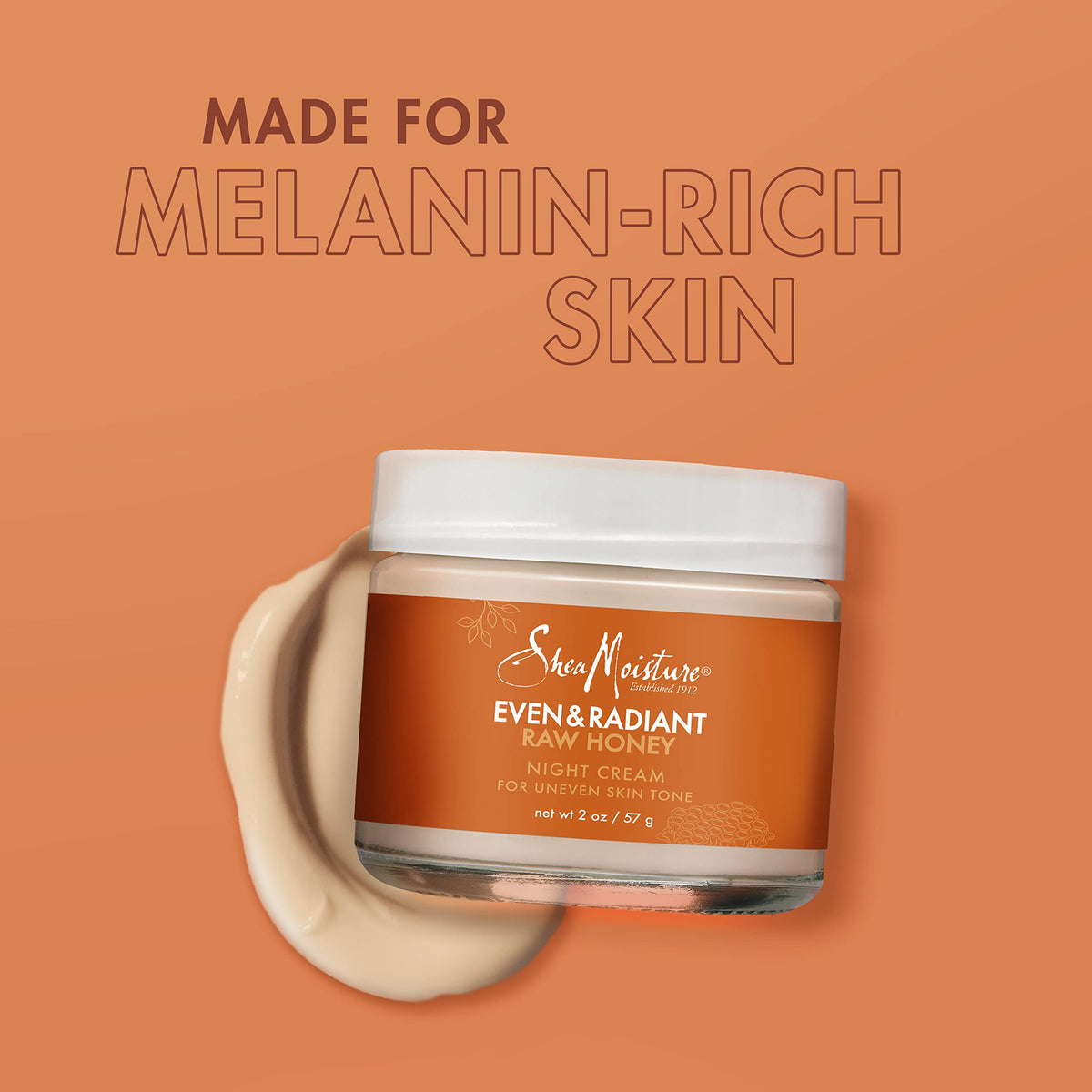 SheaMoisture raw honey texture close-up highlighting hydration
