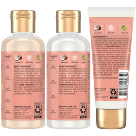 SheaMoisture shampoo lather close-up demonstrating creamy foam and gentle cleanse